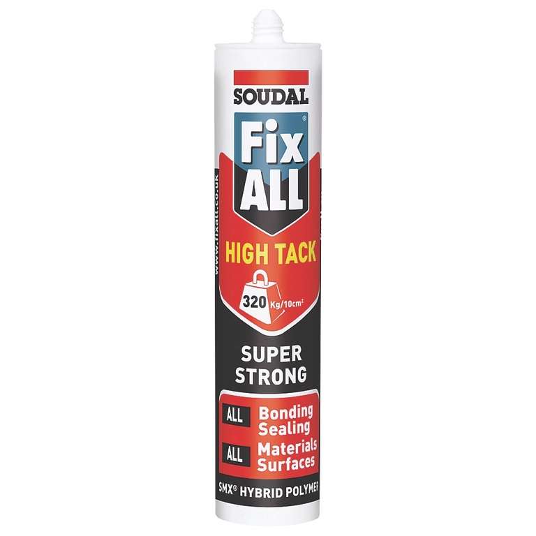 Soudall fixall adhesive - 3 for £18 @ Screwfix - Free Click & Collect