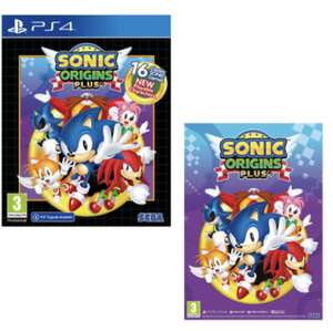 Sonic Origins Plus + free A3 poster (PS4/PS5/Switch/Xbox one/ Xbox Series X) - free Click & Reserve