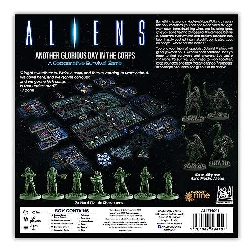 Aliens: Another Glorious Day in the Corps | Board Game - Sold by Toy & Gift Emporium FBA