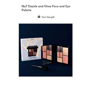 Free No7 Face and eye palette when you spend £35 included 3 for 2 selected No7 - online only