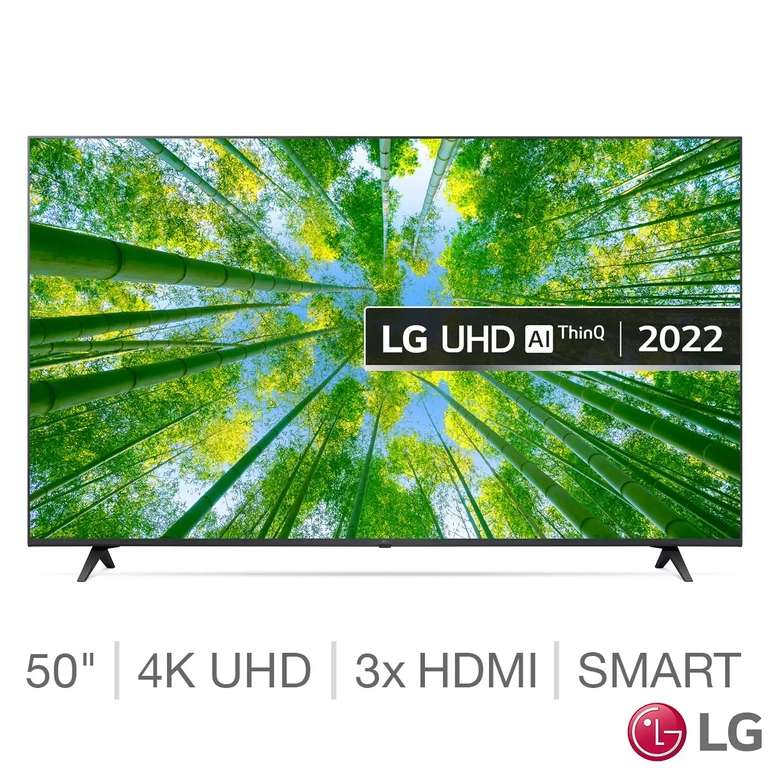 LG 50UQ80006LB 50 Inch 4K Ultra HD Smart TV £399.99 including delivery + 5yr warranty @ Costco