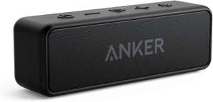Anker Soundcore 2 Portable Bluetooth Wireless Speaker 12W Bluetooth 5 IPX7 Black (Certified Refurbished) - Sold By Anker Refurbished Shop