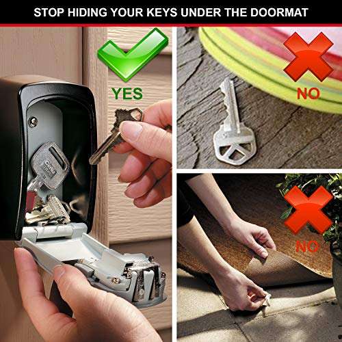 MASTER LOCK Key Safe [Medium size] [Wall mounted] [Outdoor] [Exist in 2 colors] - 5401EURD - Key Lock Box £15.98 @ Amazon