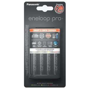 Panasonic Eneloop Quick Charger + 4 AA x 2500 mAh Rechargeable Batteries £33.95 @ MyMemory