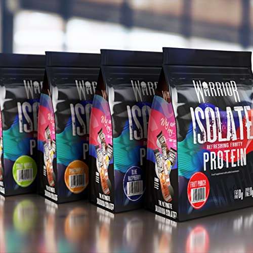Warrior clear whey isolate protein powder pineapple 500g £13 or £12.35 Subscribe & Save @ Amazon