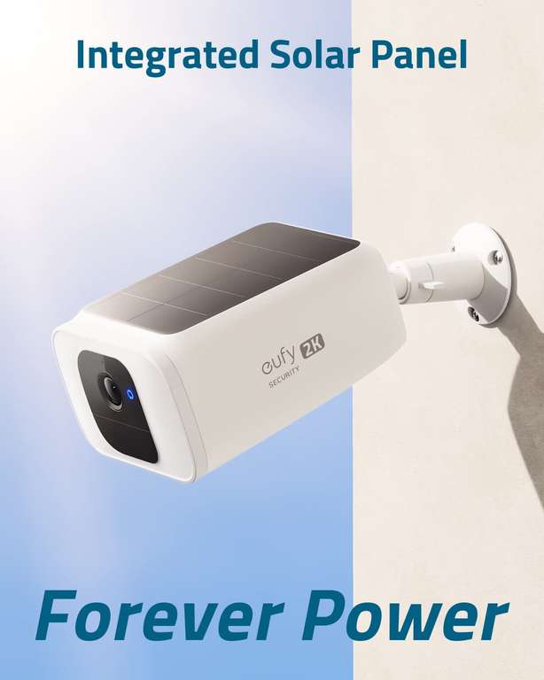 eufy Security S230 SoloCam (SoloCam S40) Solar Outdoor Security Camera - 600 Lumens Ultra Bright @ AnkerDirect UK /FBA