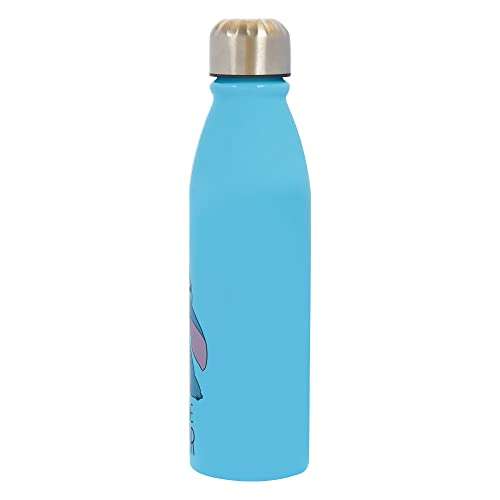 Stitch Aluminum Water Bottle 600ml Official Merchandise, Reusable Non Spill BPA Free Recyclable - £4 @ Amazon