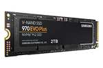 Samsung 970 EVO Plus 2TB PCIe NVMe M.2 (2280) Internal Solid State Drive SSD MZ-V7S2T0 Black