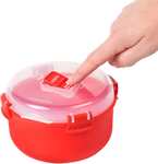 Sistema Microwave Round Plastic Bowl - Microwave Food Container - 915 ml