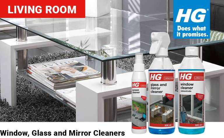 HG Glass and Mirror Cleaner 500ml £1.90 with Free Collection (Very limited stores) @Wilko