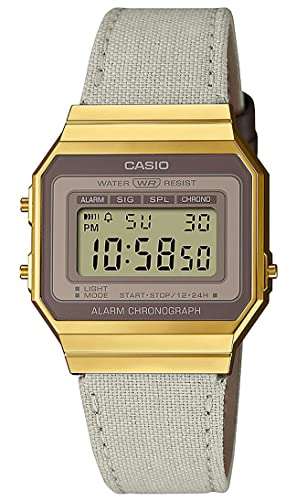 Casio Collection Vintage Unisex Digital Watch with Fabric Strap Sold by Watchnation FBA