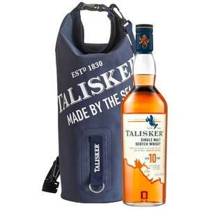 Talisker 10 Year Old Single Malt and Waterproof Dry Bag, 70 cl, £30 (£3.95 collection) @ Waitrose Cellar