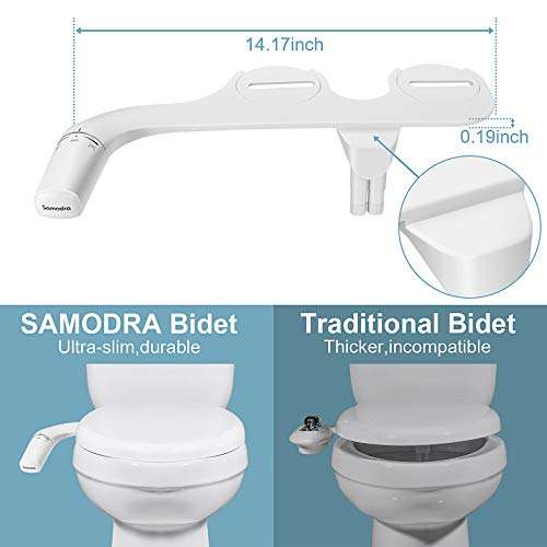 SAMODRA Ultra-Slim Classic 7.0 Bidet Toilet Seat Attachment £29.99 Dispatches from Amazon Sold by Samodra-EU
