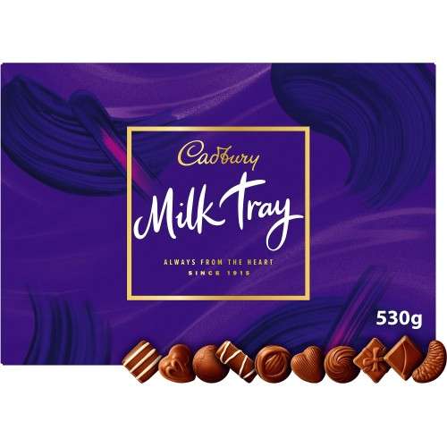 Cadbury Milk Tray Chocolate Gift Box 530g (Clubcard Price)