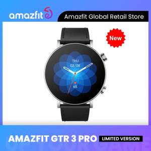 New Amazfit GTR 3 Pro Smartwatch Amoled/1,000 nits /5 ATM / Voice Assistants/Calls using codes (Free return) @ Amazfit Global Retail Store