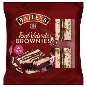 Baileys 4 Red Velvet Brownies 4pk