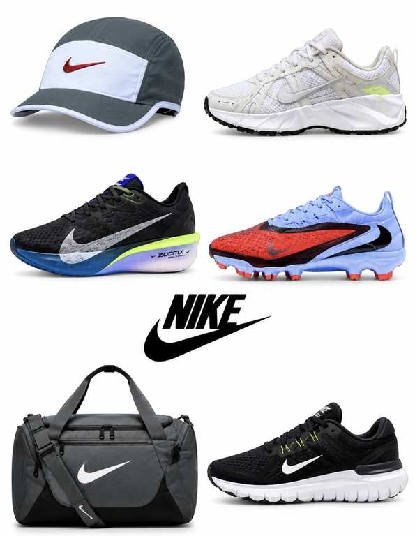 Nike Sale - eg Nike Dri-FIT Fly CB Cap / Women's Metro Tek Running Shoes £26.99 / Mens Zion 3 Rising Trainers £41.99 & More