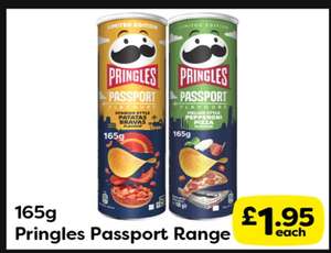 165g Pringles Passport Range