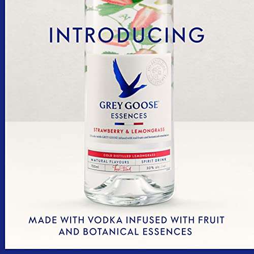 Grey Goose Essences Strawberry & Lemongrass Vodka Based Spirit - £22.95 @ Amazon