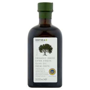 Odysea Organic Greek Extra Virgin Olive Oil, PGI Chania, 500 ml £6.50 / £6.18 with sub & save + 15% first order voucher @ Amazon