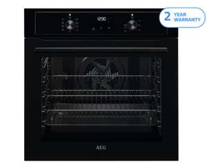 AEG BEX335011B 6000 SurroundCook Aqua Clean Oven W/Code