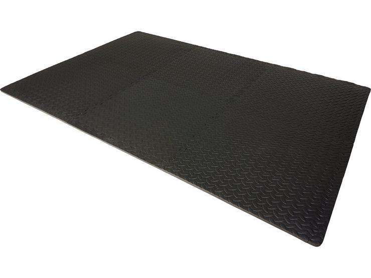 Halfords 6pc Black Floor Mat Set - 120cm x 180cm £16 or 2 sets for 20 free Click & Collect @ Halfords