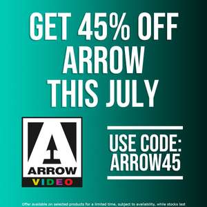 45% Off Selected Arrow Films Blu-ray and 4K with code @ Rarewaves