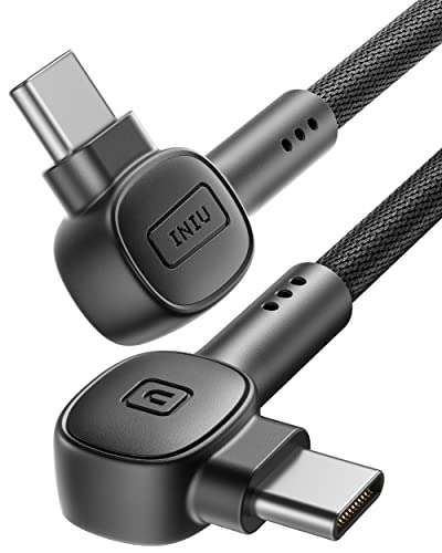 INIU USB C Charger Cable, [100W 2 Pack 2m+2m] PD QC 4.0 Fast Charging USB C to USB C Cable, Nylon Braided - Topstar Getihu FBS w/voucher