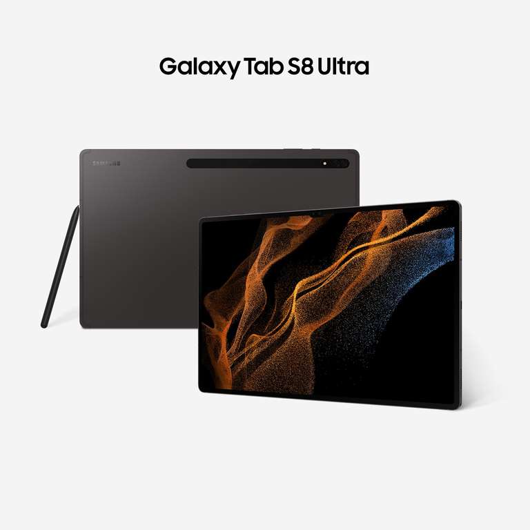 Galaxy Tab S8 Ultra (14.6", Wi-Fi), 128 GB - £959.20 + £200 Off With Tablet Trade In + £250 Cashback Via Samsung EPP