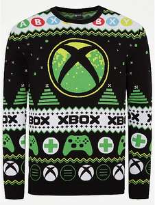Men’s Xbox Black Fairisle Knitted Christmas Jumper £10 extra 10% off with George reward points + free click and collect @ George (Asda)