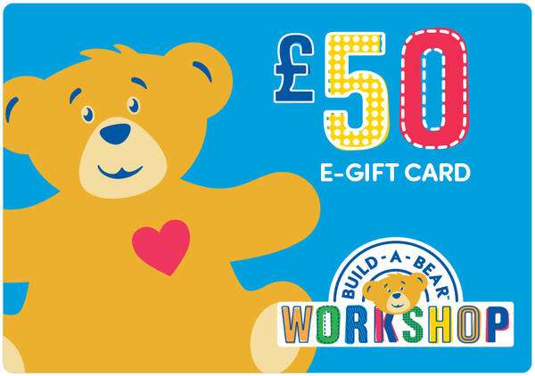 £50 E-Gift Card for £40! at Build-A-Bear Workshop