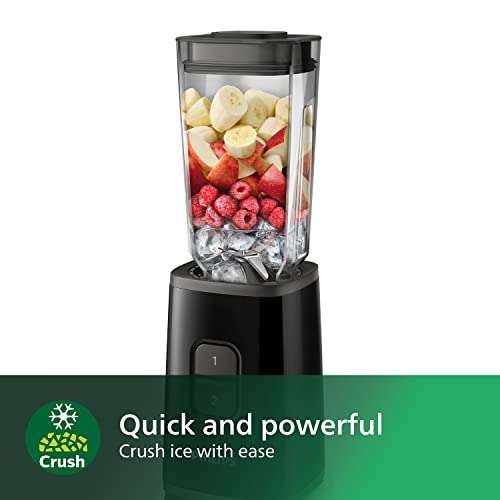 Philips Daily Collection Mini Blender and Smoothie Maker, 350W, 1L Jug