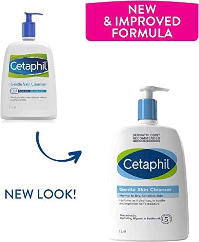 Cetaphil Gentle Skin Cleanser, 1L, Face & Body Wash £16 @ Amazon