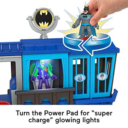 Fisher-Price Imaginext DC Super Friends Gotham City Jail Recharged, prison playset with Batman and The Joker figures - £14.99 @ Amazon
