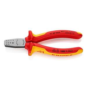 KNIPEX Crimping Pliers for wire ferrules 1000V-insulated (145 mm) 97 68 145 A £17.70 @ Amazon