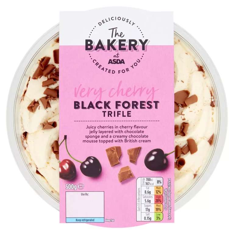 The BAKERY at ASDA Black Forest Trifle 500g