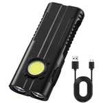 ACESHOP 2200mAH Rechargeable LED Torch, 1000LM with 7 Light Modes, Power Bank & Magnetic Tail Sold By GUOKEJIAN LTD FBA