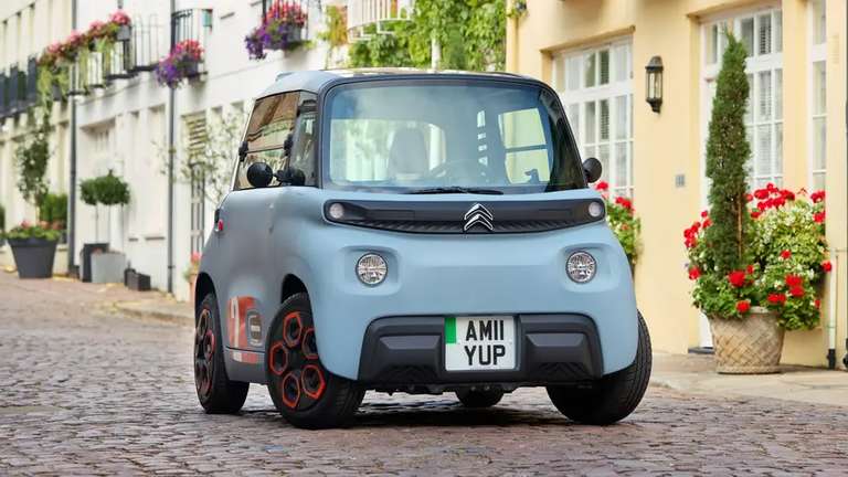Citroen Ami electric vehicle on the road
