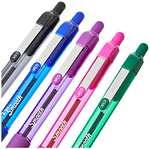 Zebra Pen Z Grip Retractable Coloured Pens Ballpoint Medium Point, 5 pack Multipack