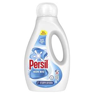 Persil Non Bio Laundry Washing Liquid Detergent 1.431 L (53 washes) £4.50 after 15% voucher and Subscribe and save