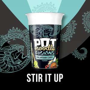 Pot Noodle Fusions - Malaysian Curry 100g Newport