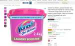 Vanish Oxi Action Laundry Booster and Stain Remover Powder for Colours 2.4kg - £11.19 S&S + voucher