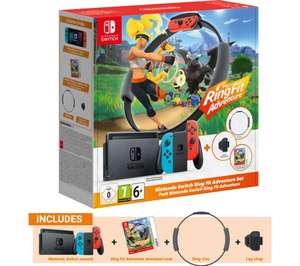 Nintendo Switch Neon & Ring Fit Adventure £304 with code @ Currys (delivered)