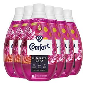 Comfort Ultimate Care Fuchsia Passion Ultra Concentrated Fabric Conditioner - 6 bottles £3.50 via Amazon Business