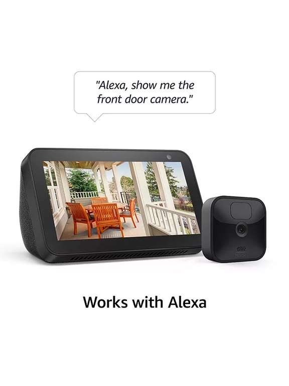 Blink Outdoor HD camera with sync module and Blink Mini £49.99 with code @ John Lewis & Partners