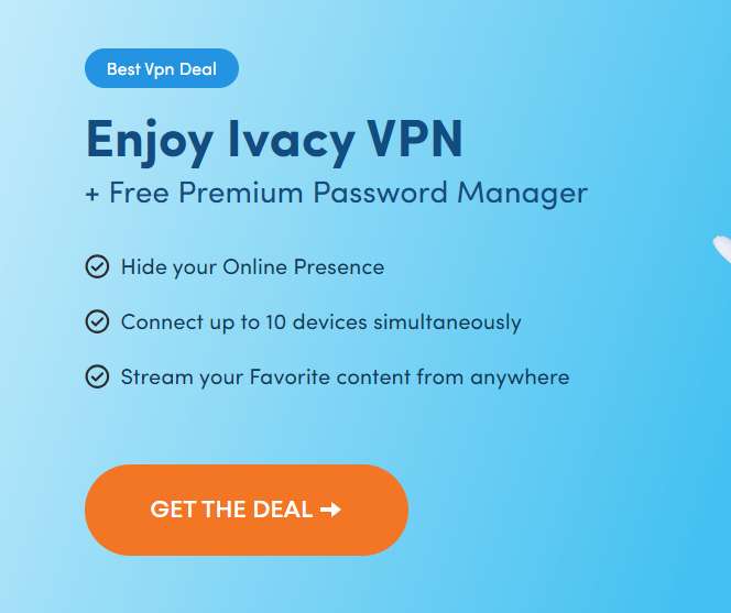 VPN - 30 Day At 50% Off With Code Includes Premium Password Manager