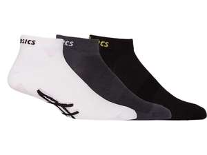 3 Pack - Asics Cushioned PED Sports Socks - Plain £4.20 / Mixed £4.90 + Free Delivery for Members @ Asics