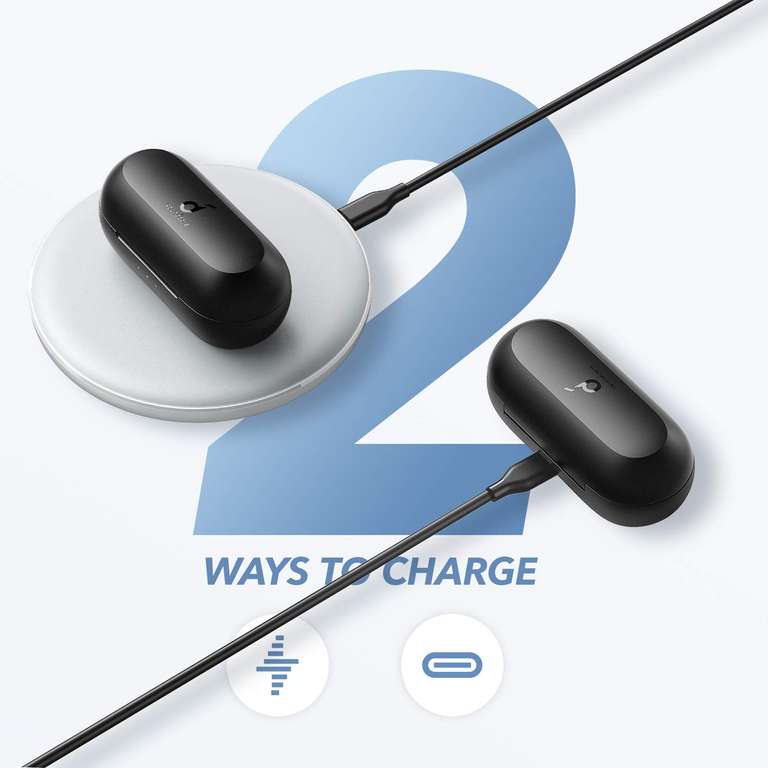 Anker Soundcore Life A1 Earbuds 35H Playtime, Wireless Charging Bluetooth Earphones at AnkerDirect UK
