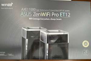 ASUS ZenWiFi Pro ET12 AXE11000 Tri Band WiFi 6E Router (Pack of 2) - Used Grade A
