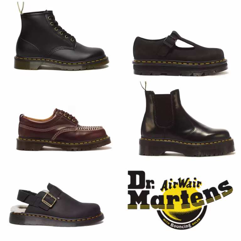 Now Up to 40% Off Dr Marten's Sale + Extra 10% Off With Code + Free C&C, Free Delivery Over £90